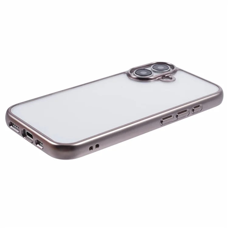 KIGC Ice Silk Series For iPhone 16 Case TPU+PC Electroplating Phone Cover