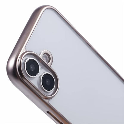 KIGC Ice Silk Series For iPhone 16 Case TPU+PC Electroplating Phone Cover