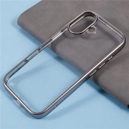 KIGC Ice Silk Series For iPhone 16 Case TPU+PC Electroplating Phone Cover