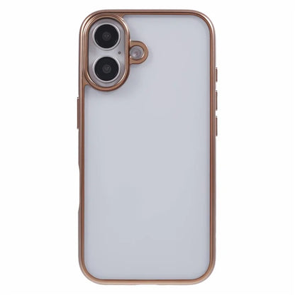 KIGC Ice Silk Series For iPhone 16 Case TPU+PC Electroplating Phone Cover