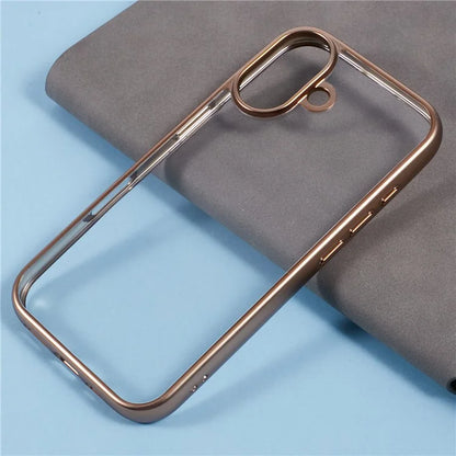 KIGC Ice Silk Series For iPhone 16 Case TPU+PC Electroplating Phone Cover