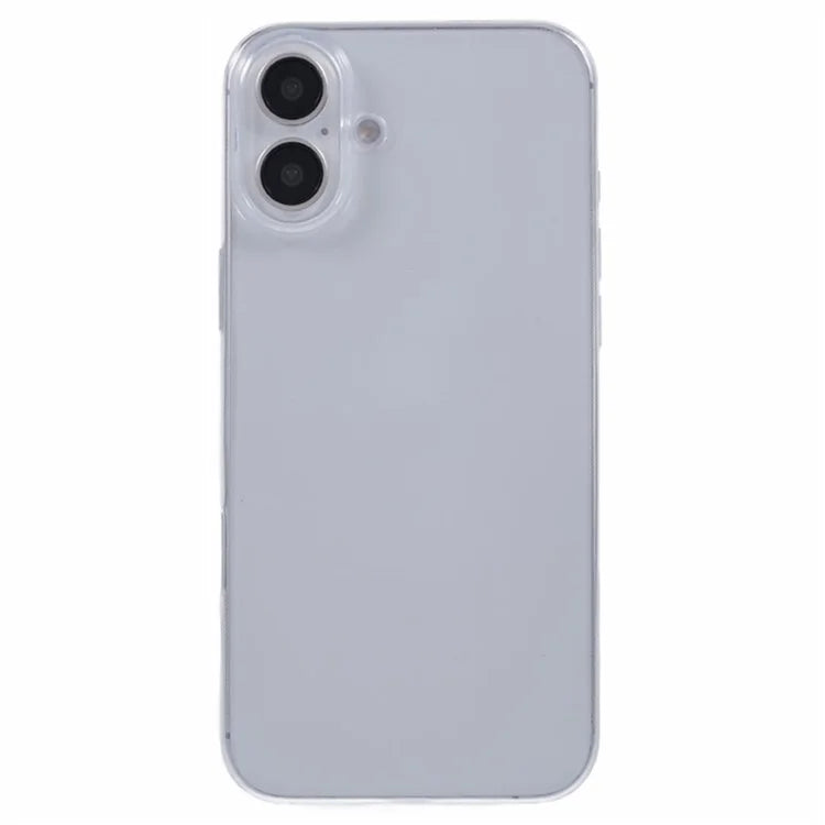 KIGC For iPhone 16 Plus Case Clear TPU Flexible Phone Cover