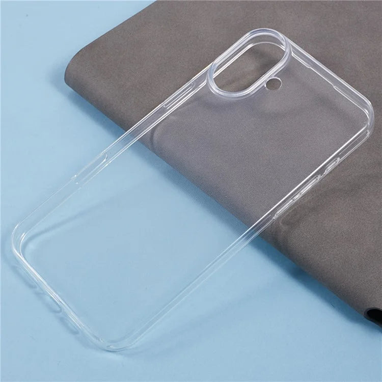 KIGC For iPhone 16 Plus Case Clear TPU Flexible Phone Cover