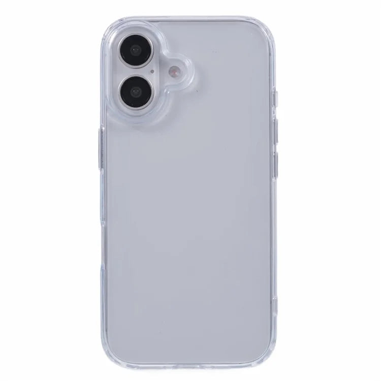 KIGC For iPhone 16 Plus Clear Case TPU+PC Protective Shockproof Phone Cover