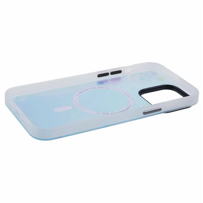 JAUCASE For iPhone 15 Pro Max Case Compatible with MagSafe Bear Pattern PC+TPU Matte Phone Cover