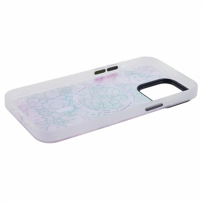 JAUCASE For iPhone 15 Pro Max Case Compatible with MagSafe Bear Pattern PC+TPU Matte Phone Cover