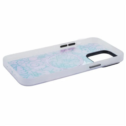 JAUCASE For iPhone 15 Pro Max Case Compatible with MagSafe Bear Pattern PC+TPU Matte Phone Cover