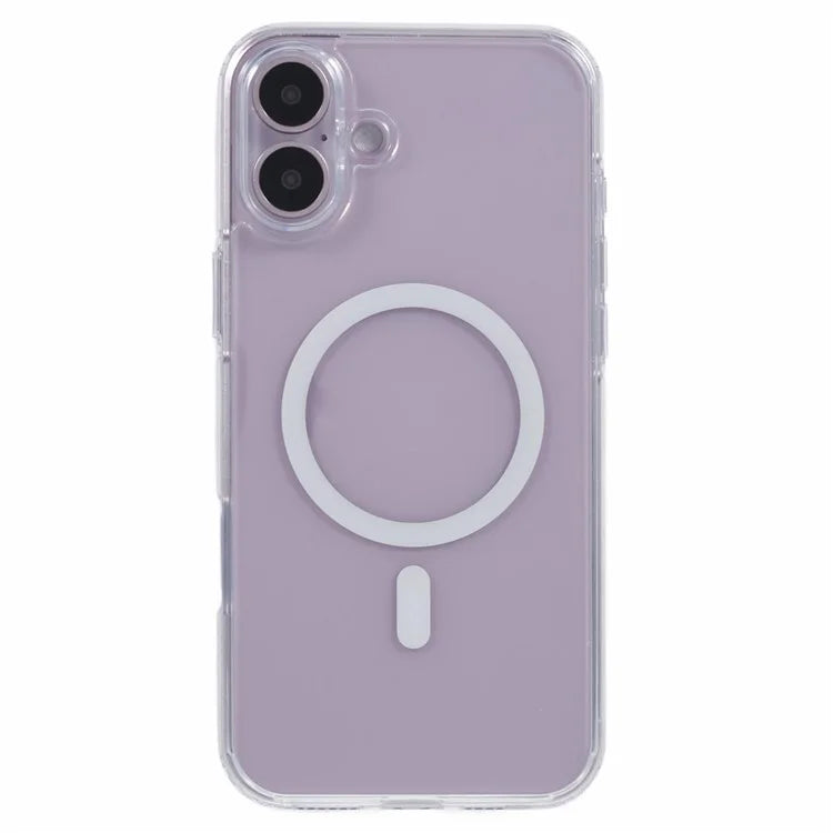 X-LEVEL Crystal Clear Series for iPhone 16 Plus Case TPU+PC Phone Cover Compatible with MagSafe
