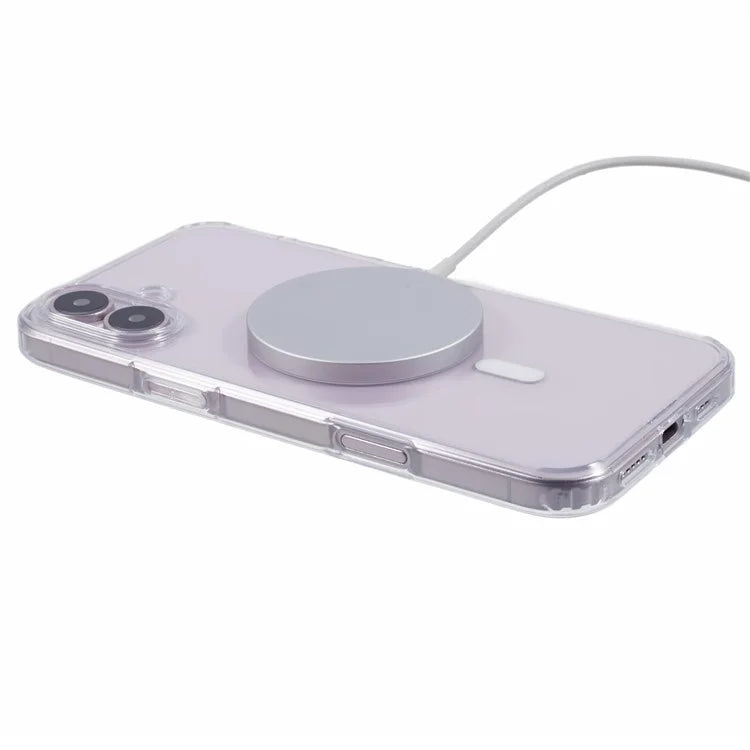 X-LEVEL Crystal Clear Series for iPhone 16 Plus Case TPU+PC Phone Cover Compatible with MagSafe