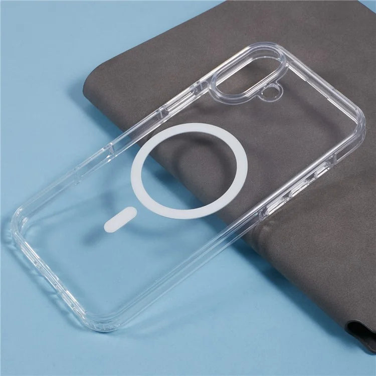 X-LEVEL Crystal Clear Series for iPhone 16 Plus Case TPU+PC Phone Cover Compatible with MagSafe