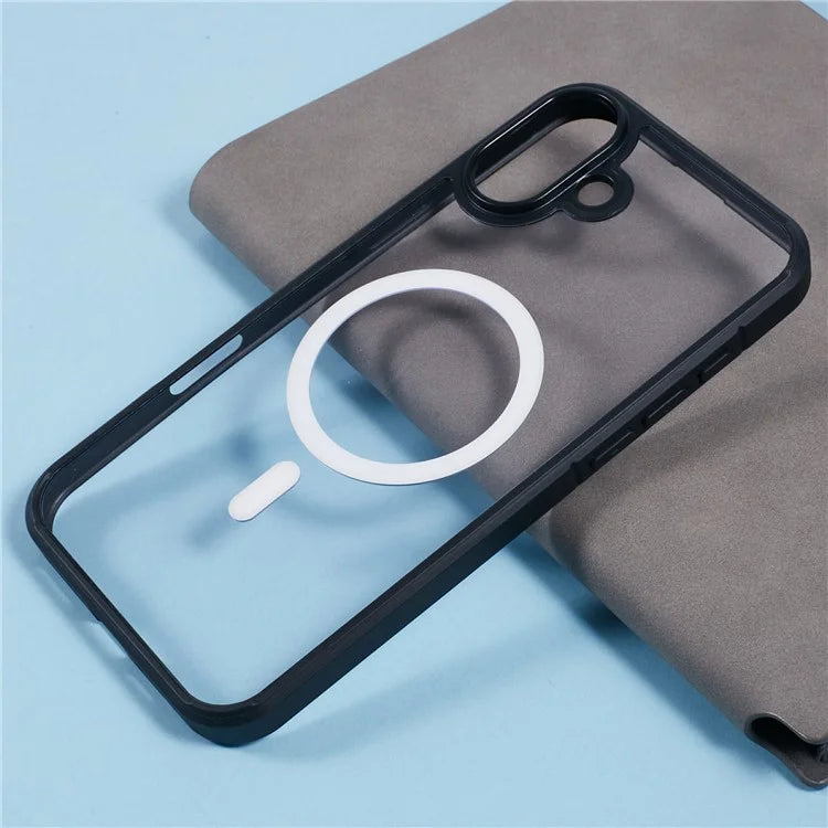 X-LEVEL Crystal Clear Series for iPhone 16 Plus Case TPU+PC Phone Cover Compatible with MagSafe