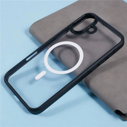 X-LEVEL Crystal Clear Series for iPhone 16 Plus Case TPU+PC Phone Cover Compatible with MagSafe