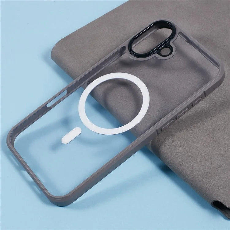 X-LEVEL Crystal Clear Series for iPhone 16 Plus Case TPU+PC Phone Cover Compatible with MagSafe