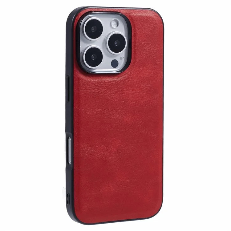 X-LEVEL Bojue-3 Series For iPhone 16 Pro Max Case Compatible with MagSafe Leather Coated PC+TPU Phone Cover