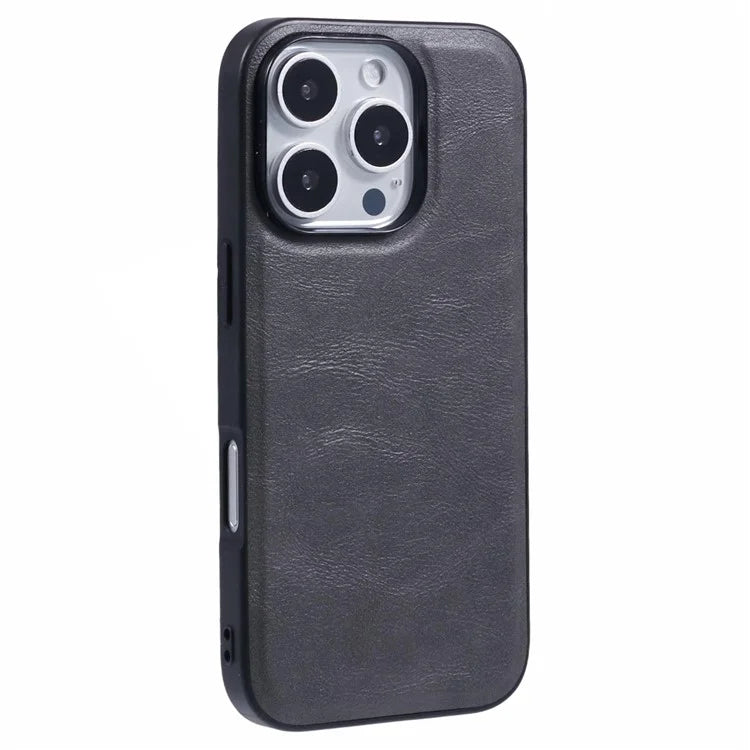 X-LEVEL Bojue-3 Series For iPhone 16 Pro Max Case Compatible with MagSafe Leather Coated PC+TPU Phone Cover