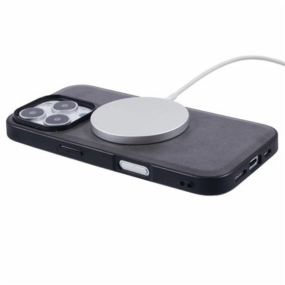 X-LEVEL Bojue-3 Series For iPhone 16 Pro Max Case Compatible with MagSafe Leather Coated PC+TPU Phone Cover