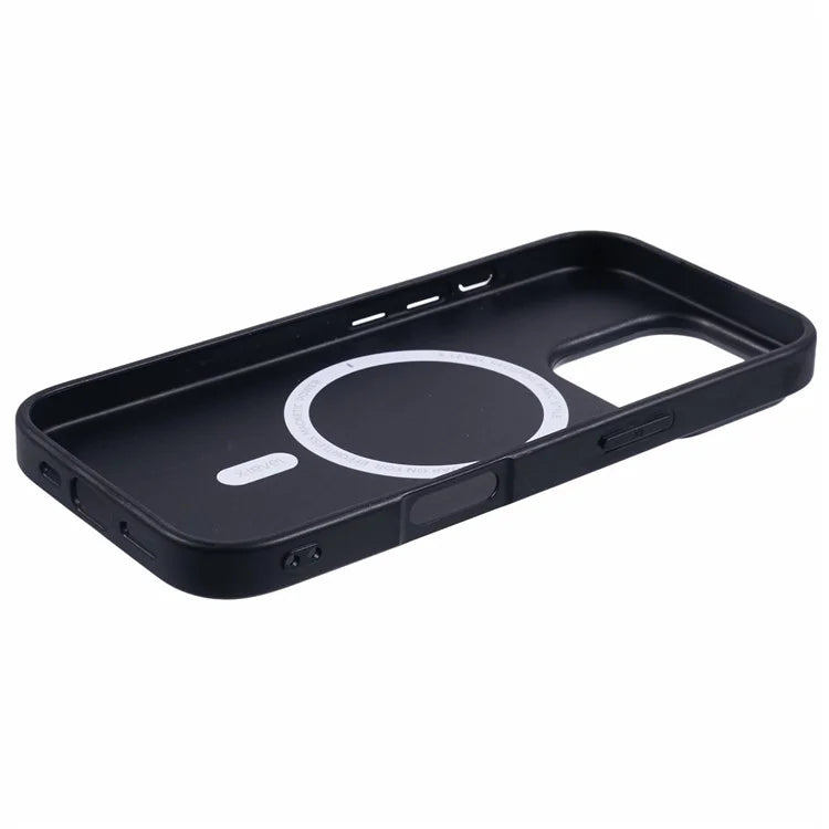 X-LEVEL Bojue-3 Series For iPhone 16 Pro Max Case Compatible with MagSafe Leather Coated PC+TPU Phone Cover
