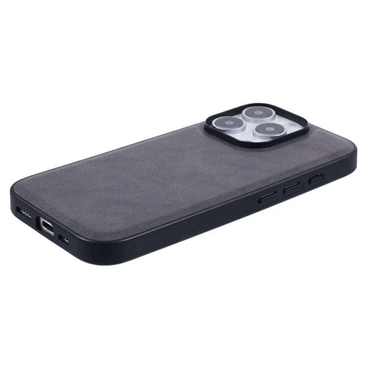 X-LEVEL Bojue-3 Series For iPhone 16 Pro Max Case Compatible with MagSafe Leather Coated PC+TPU Phone Cover