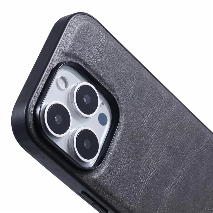 X-LEVEL Bojue-3 Series For iPhone 16 Pro Max Case Compatible with MagSafe Leather Coated PC+TPU Phone Cover