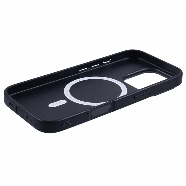 X-LEVEL Bojue-3 Series For iPhone 16 Pro Max Case Compatible with MagSafe Leather Coated PC+TPU Phone Cover