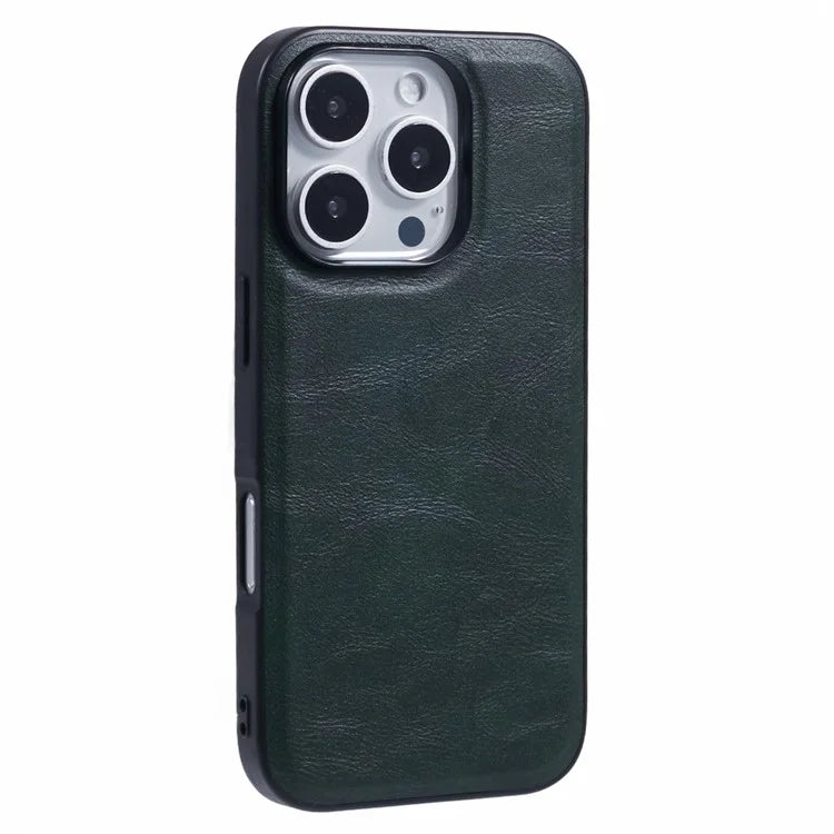 X-LEVEL Bojue-3 Series For iPhone 16 Pro Max Case Compatible with MagSafe Leather Coated PC+TPU Phone Cover