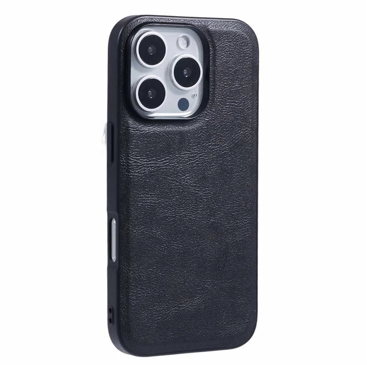 X-LEVEL Bojue-3 Series For iPhone 16 Pro Max Case Compatible with MagSafe Leather Coated PC+TPU Phone Cover