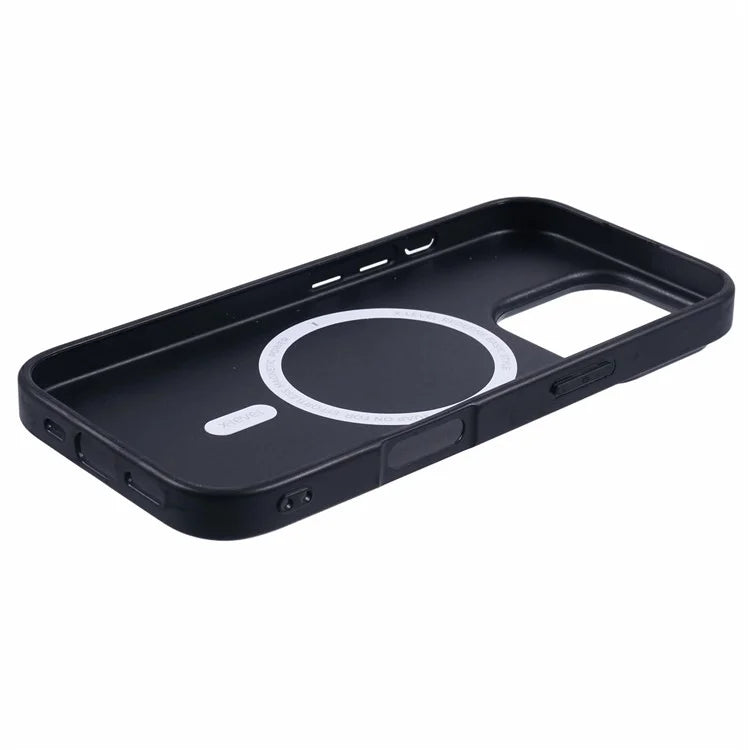 X-LEVEL Bojue-3 Series For iPhone 16 Pro Max Case Compatible with MagSafe Leather Coated PC+TPU Phone Cover