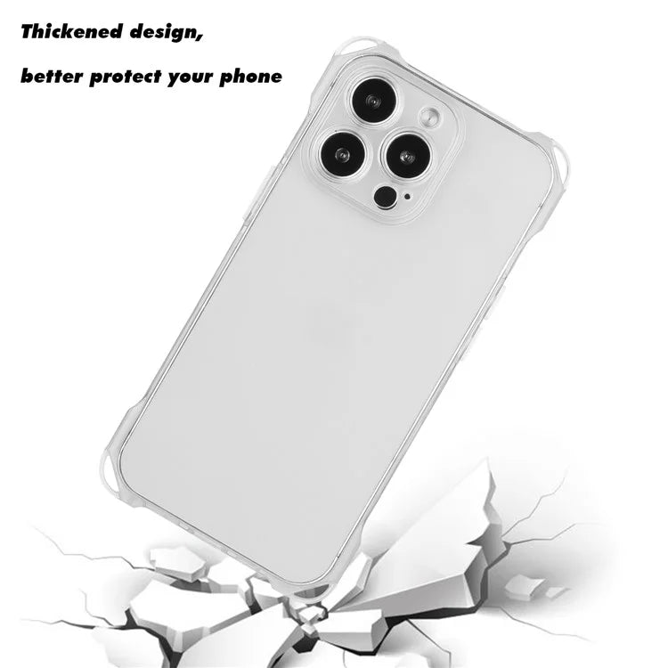 For iPhone 16 Pro TPU Case Four Corner Drop-Proof Back Cover