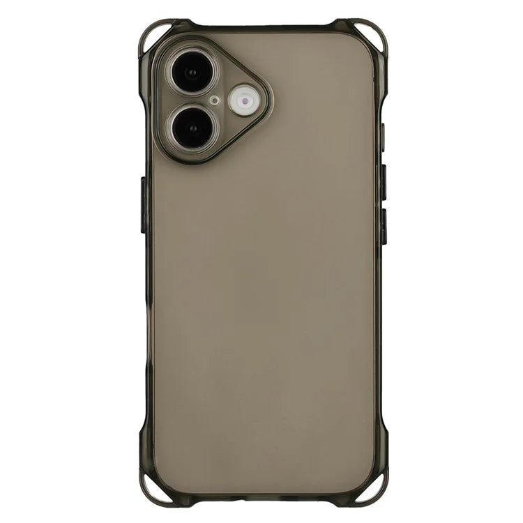 For iPhone 16 TPU Case Four Corner Drop-Proof Back Cover