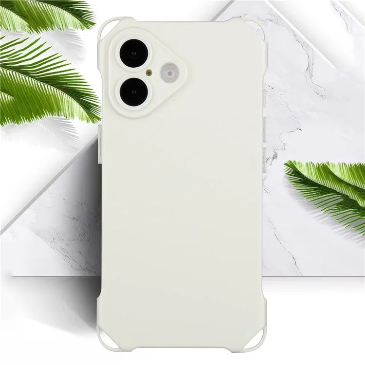 For iPhone 16 TPU Case Four Corner Drop-Proof Back Cover