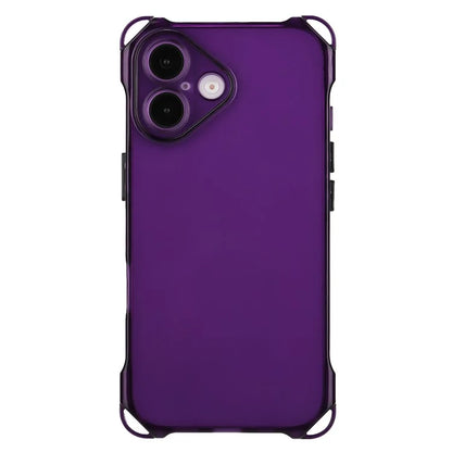 For iPhone 16 TPU Case Four Corner Drop-Proof Back Cover