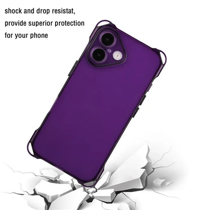 For iPhone 16 TPU Case Four Corner Drop-Proof Back Cover