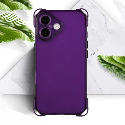 For iPhone 16 TPU Case Four Corner Drop-Proof Back Cover