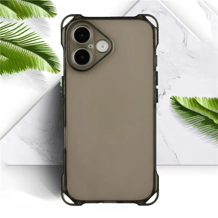 For iPhone 16 Plus TPU Case Four Corner Drop-Proof Back Cover