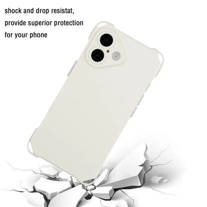 For iPhone 16 Plus TPU Case Four Corner Drop-Proof Back Cover