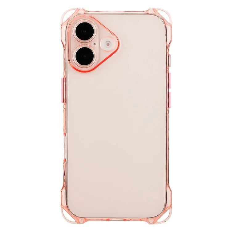 For iPhone 16 Plus TPU Case Four Corner Drop-Proof Back Cover