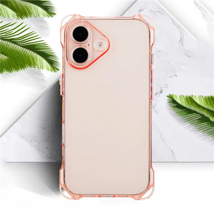 For iPhone 16 Plus TPU Case Four Corner Drop-Proof Back Cover