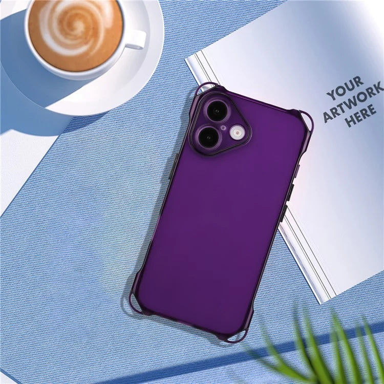 For iPhone 16 Plus TPU Case Four Corner Drop-Proof Back Cover