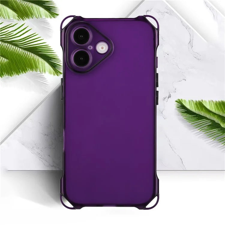 For iPhone 16 Plus TPU Case Four Corner Drop-Proof Back Cover
