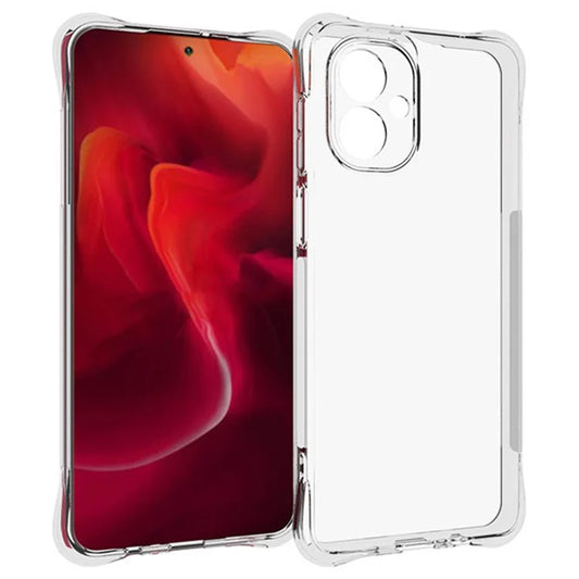 For Motorola Moto G55 5G Case Transparent Flexible 2.0mm TPU Phone Cover