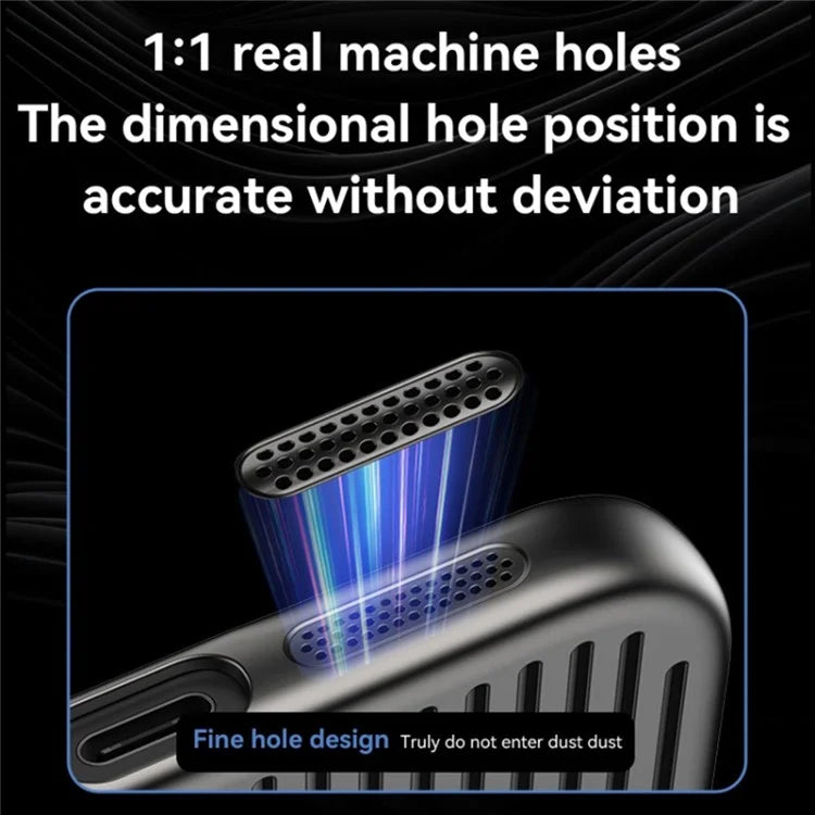 For iPhone 16 Pro Max Case Heat Dissipation Kickstand PC Phone Cover Built-In Glass Lens Film