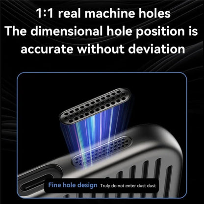 For iPhone 16 Pro Max Case Heat Dissipation Kickstand PC Phone Cover Built-In Glass Lens Film