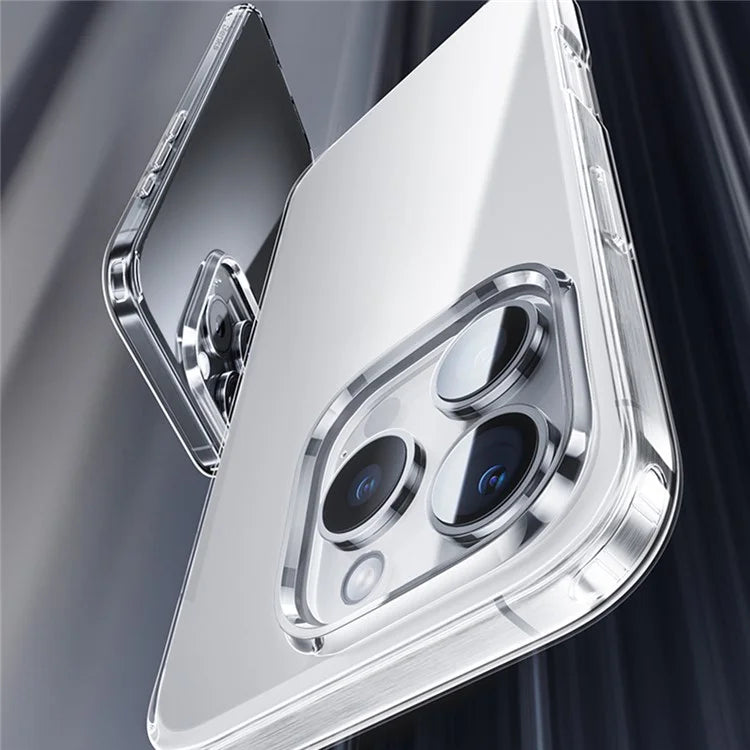 BENKS For iPhone 16 Pro Case TPU Frame Acrylic Back Transparent Phone Cover