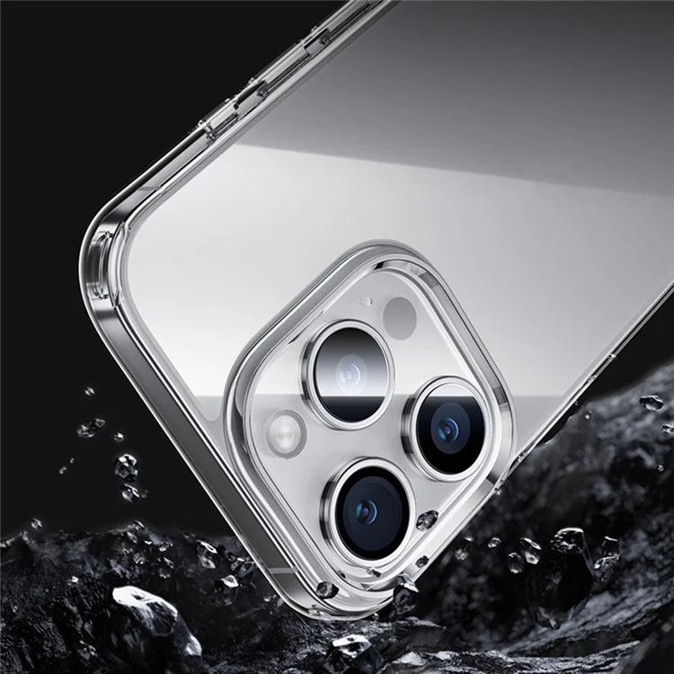 BENKS For iPhone 16 Pro Case TPU Frame Acrylic Back Transparent Phone Cover
