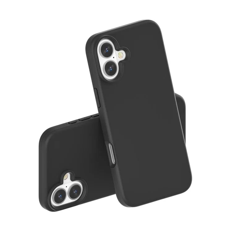 For iPhone 16 Case TPU + PC Matte Translucent Phone Back Cover