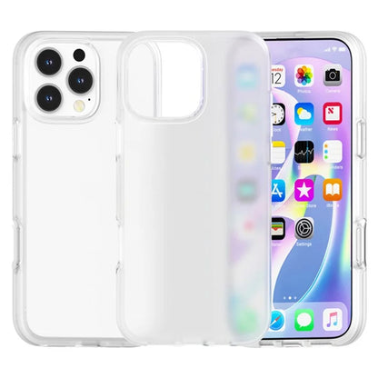 For iPhone 16 Pro Case TPU + PC Matte Translucent Phone Back Cover