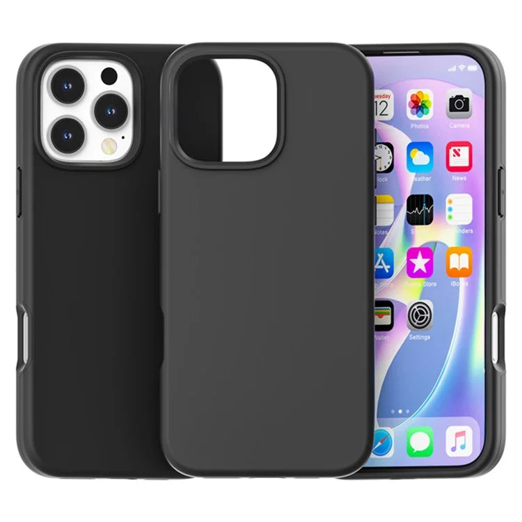 For iPhone 16 Pro Case TPU + PC Matte Translucent Phone Back Cover