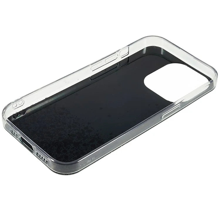 For iPhone 16 Pro Max Case Starry Sky Sparkle Epoxy Anti-Drop TPU Phone Cover