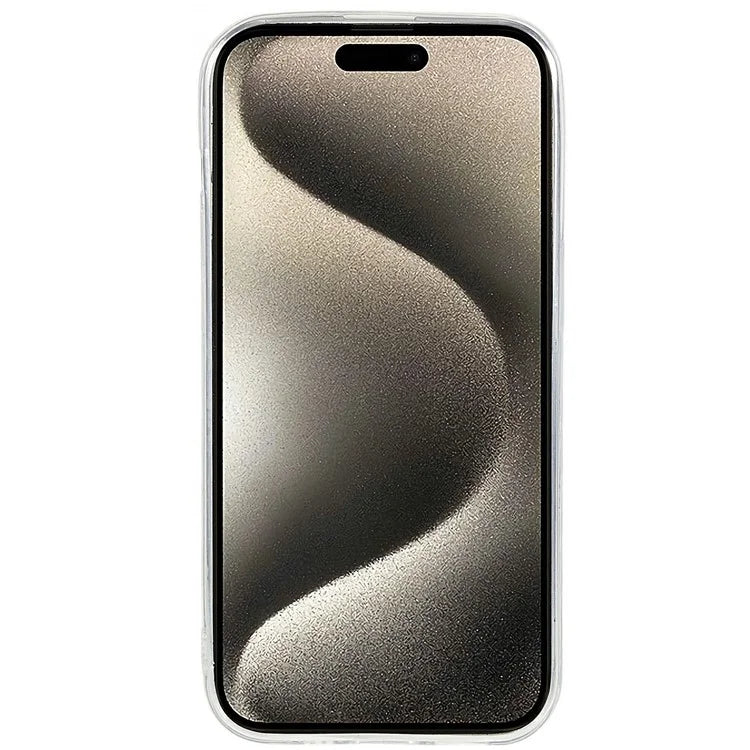 For iPhone 16 Pro Max Case Starry Sky Sparkle Epoxy Anti-Drop TPU Phone Cover