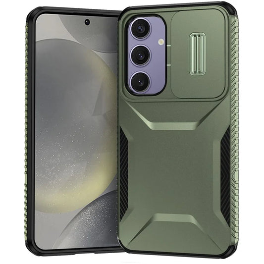 For Samsung Galaxy S24 FE Case Camshield TPU+PC Phone Cover Non-Slip Side Edge